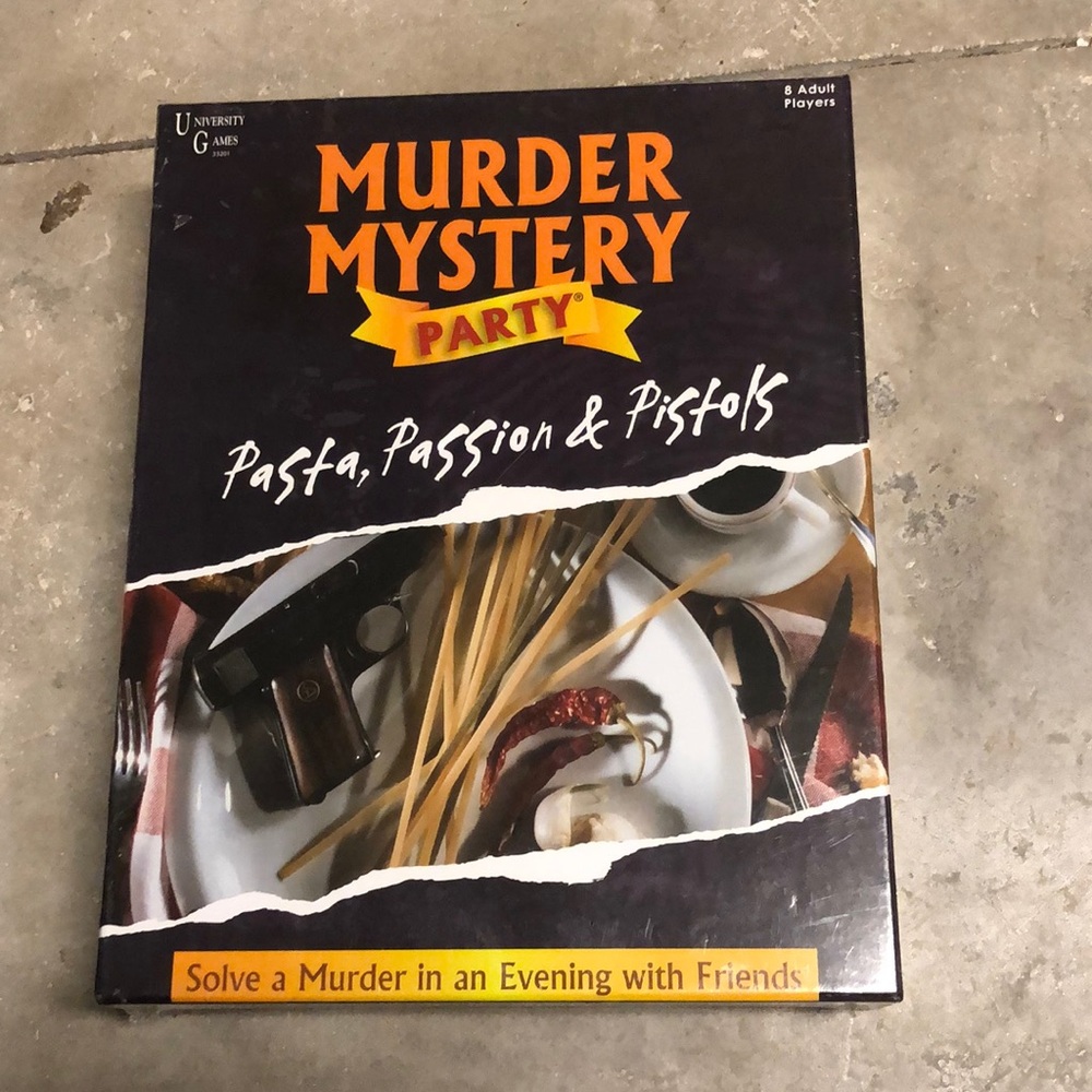 🔥⏱Murder Mystery Party Pasta Passion& Pistols